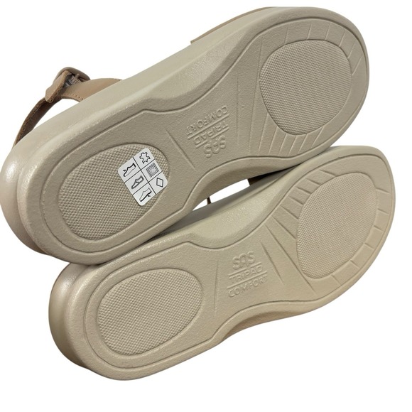 SAS Duo Comfort Sandal Linen Beige Warm Stone 10 M Women's Shoes New In Box - Picture 5 of 8
